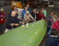 In addition to the socialising part, there were numerous workshops to learn about the preservation of old boats