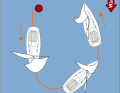 Quickstop Fällt ein Segler auf schnellem Vormwindkurs ins Wasser, ist das Risiko besonders hoch, dass sich die Yacht rasch weit entfernt. Um das zu verhindern, wird beim Quickstop sofort hart angeluvt, um die Yacht in den Wind zu stellen – unabhängig davon, wie die Segel stehen, sogar unter Spi. Dann wird die Maschine gestartet und zum MOB zurück gekehrt. Nachteil dieses Manövers: Die Segel schlagen heftig, dadurch steigt die Verletzungsgefahr an Bord. Außerdem ist das Schiff ohne Motor bei diesem Manöver kaum zu kontrollieren. 