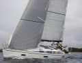 In addition to a self-tacking jib and 110 per cent headsail, a large Genoa I can also be used downwind