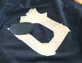 2. rounded corners make the repair more durable. Mask the area around the crack thoroughly, also from the inside ...