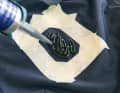 3. ... so that the sealant is not everywhere afterwards. Sikaflex is used here. Wear gloves if possible