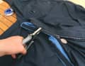 2. use the pliers and a little dexterity to close the damaged part