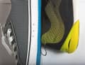 Raised: On the Zikh and the Dynamic Pro from Musto, the drains are positioned slightly above the floor at the sides. This means your feet don't get wet so quickly from below
