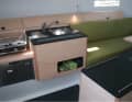 Useful option: pantry with two-burner hob and large sink