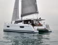 Even with very little wind, the boat can still be sailed