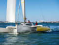 Double-digit values on the log, but hardly any position. The nine-metre Tri offers uncomplicated sailing fun