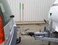 Coupling antenna: Without a reversing camera, the ball and coupling can only be hit with instruction. With such a coupling aid, however, this is also possible on your own, which is particularly helpful with heavy trailers