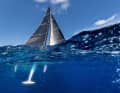 Two rudders, two foils and a fixed keel whose fin, according to the shipyard, only serves to hold the bomb