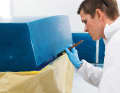 2. beads and edges that cannot be reached with the roller

 with the roller should be pre-painted with a round brush