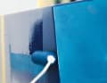 3. when applying with a roller, it is noticeable that only very few and very small bubbles form in the lacquer layer
