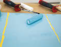 Felt: Also solvent-resistant, but not recommended for lacquer: produces many bubbles and an orange peel effect