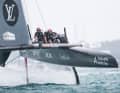 Das britische Team Land Rover BAR beim 35. America's Cup. Hier geht's zum 32-Seiten America's Cup Spezial
