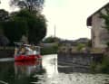 Gut abgefendert unterwegs auf dem Rhein-Rhone-Kanal