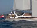 The tare bar removes the mainsheet from the cockpit