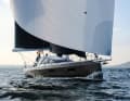Under gennaker, the Bente reached a speed of nine knots in around 15 knots of wind - but did not yet start planing