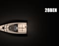At 2.99 metres, the ship is quite wide and remains so in the stern area