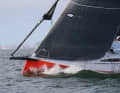 Fixed trunk. The bowsprit is solidly attached and is held in position by a water stay