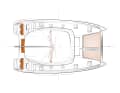 The steering positions are on deck, there is no fly. The roof is closed or...