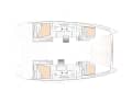 The version with four cabins and four bathrooms with different entrances