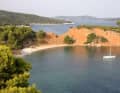 Picturesque anchorage bay near Steni Vala on Alonnisos