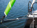 Wide flared bowsprit