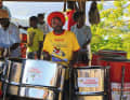 Steel band sounds on Antigua