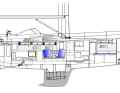 Hallberg-Rassy 50° disegno sezionale