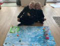 ....But an Opti wasn't enough: Paul and Lotte Jeschonnek also had their home waters of Mühlenberger Loch on the Elbe created in their living room - complete with launch and harbour. Bravo!