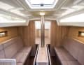 The saloon has a very simple layout and there are no wall units