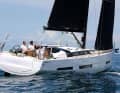 Powerful. The wide, flat stern characterises the look from aft