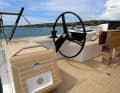 Chic. The design language of the storage boxes and helmsman's seats at the rear comes from Studio F. A. Porsche Design - among others