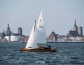 View of Stralsund with its magnificent churches, the marina and the futuristic Ozeaneum

  