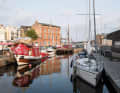 Stralsund's city canals also have a handful of places for guest boaters

  