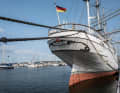 Die "Gorch Fock I" ist das maritime Wahrzeichen Stralsunds. Sie kann besichtigt werden

  