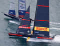 Impressionen der Kenterung von Team American Magic beim Prada Cup Round Robins - Americas Cup 2021 Studio Borlenghi