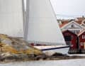 With a hull length of just under 20 metres, the houses become toys