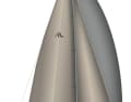 Good proportions: high carbon rig, decent sail cloth (sail carrying capacity 4.9)