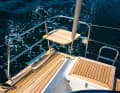 Exquisite: Beautiful teak work in boat-building perfection