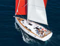 Hanse 415: Viel Schiff und breites Heck mit großer Badeklappe