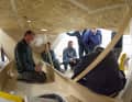 Ergonomics test below deck on a 1:1 model