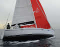 Stiff and easy to control: the rudder long and low