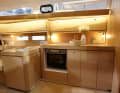 The L-shaped pantry fulfils all requirements