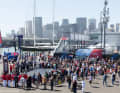However, the size of the event cannot yet be guessed from the response on the square However, the size of the event cannot yet be guessed from the response on the square