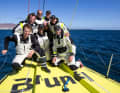 Team Brunel off Lanzarote in March 2014