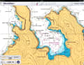 The same bay at Time Zero: The info of the paper map, the raster map does not give more information