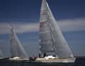 The sisters on the wind. The most striking distinguishing feature: the furling rig of the Faurby 360e. It is an owner's wish