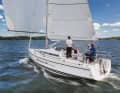 Powerful: Under 138 square metres of top spinnaker, you can make rapid progress even in light winds. However, the Arcona can also be sailed with a gennaker