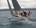 Special rear: The transom is half-open. The seating positions for helmsman and crew are pleasing
