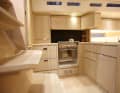 The pantry has plenty of easily accessible storage space for large and small items