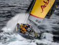 Around Cape Horn in the Volvo Ocean Race 2015 - in full wash. Aerial photos from 30 March